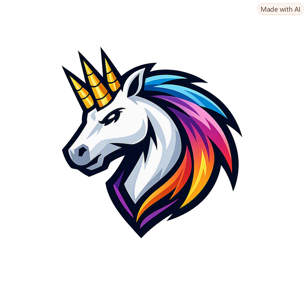 Three-Horned Unicorn Logo